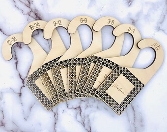 Baby Clothes Dividers for Nursery | Boho Nursey Decor | Baby Clothes Dividers | Nursey Organization | Closet Dividers for Nursery