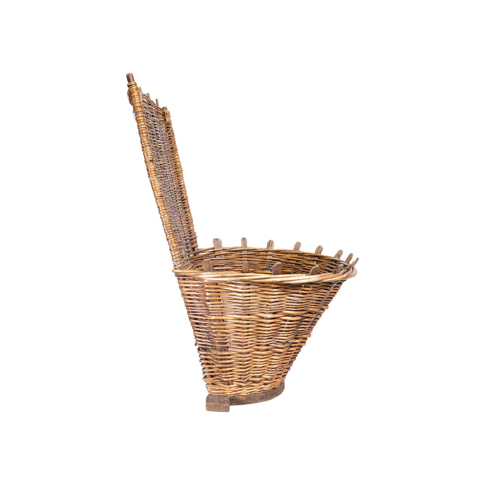 French Woven Vine Bread Basket Etsy