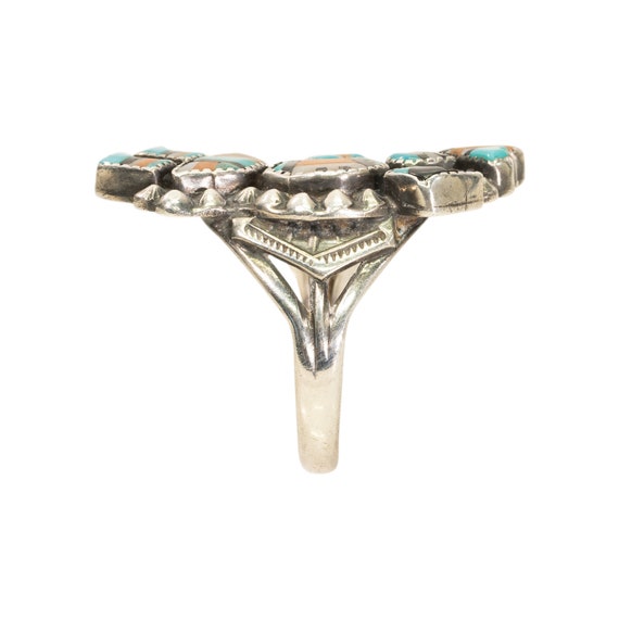 Zuni Inlay Dancer Ring View 3