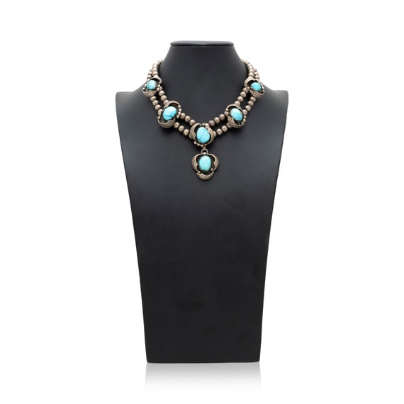 5093 Navajo Handmade Turquoise Necklace main image 0