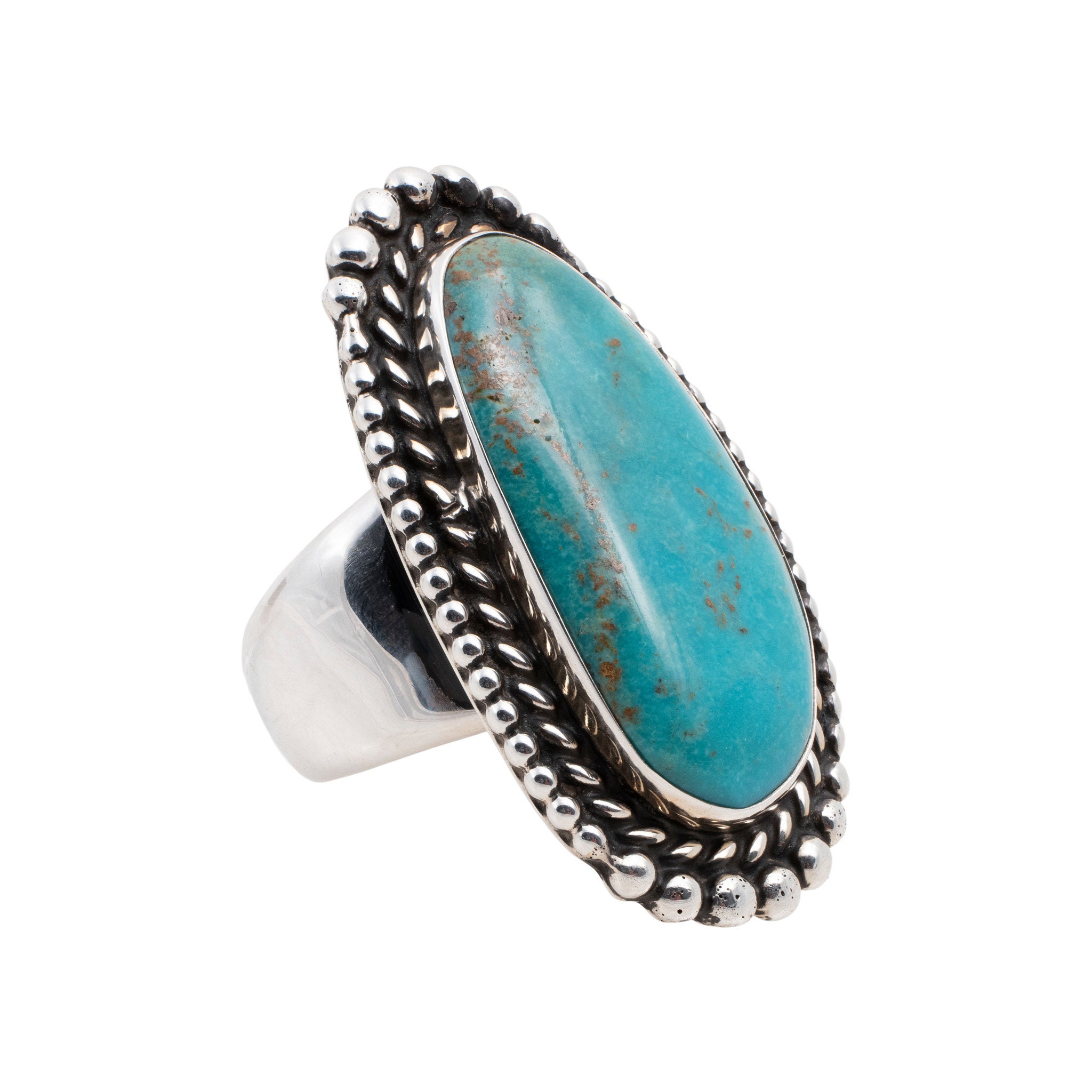 Rare Vintage Native American Navajo Swan Royston Cerrillos Turquoise Sterling Silver Bracelet Rare Vintage Native American Navajo Swan Royston Cerrillos Turquoise Sterling Silver Bracelet