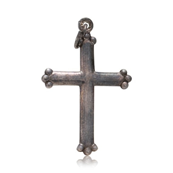 Tiny Sterling Silver Cross Pendant