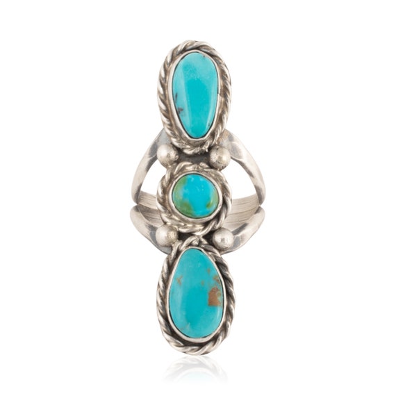 Navajo Turquoise Ring - image 1