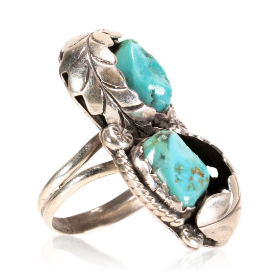 Navajo Turquoise Ring - image 2