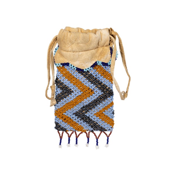 Native American Southern Plains Beaded Pouch