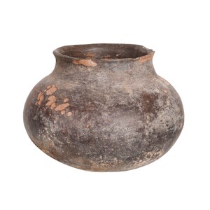 Prehistoric Black Remos Jar