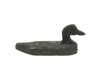 Antique Black Duck Decoy by Taylor Harwich