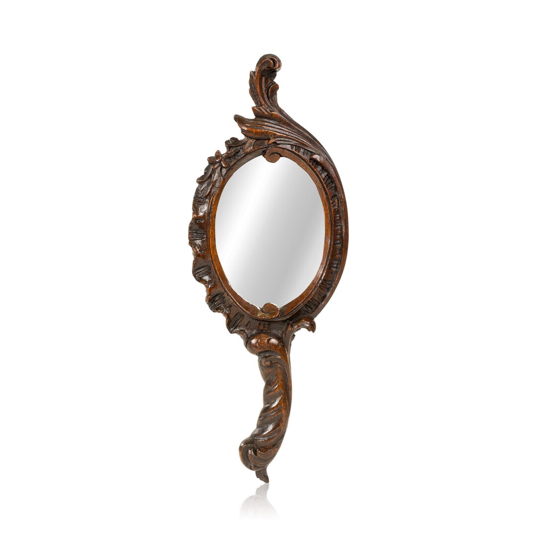 Swiss Carved Dresser Mirror Etsy