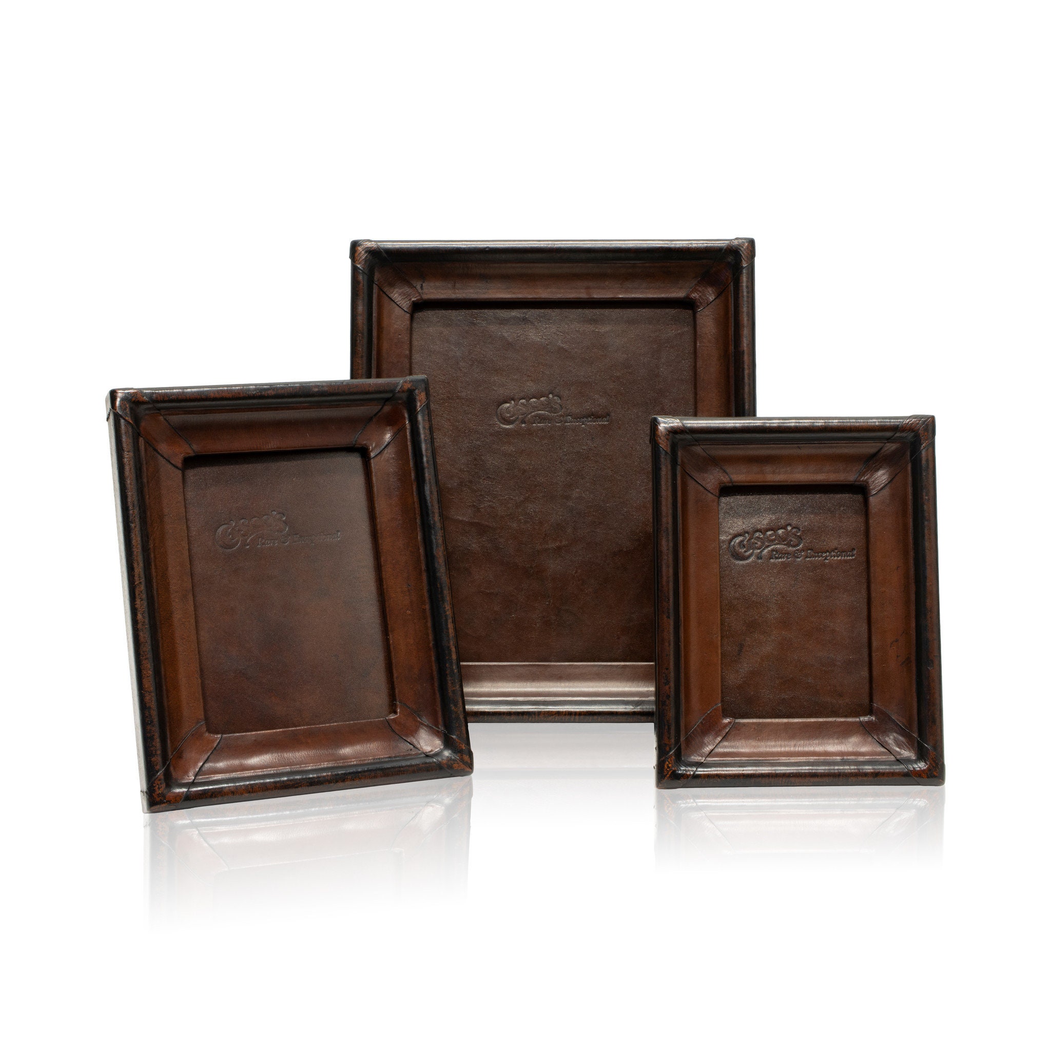 Leather 4x6 Frame by Demdaco (2 Colors) – Montana Gift Corral