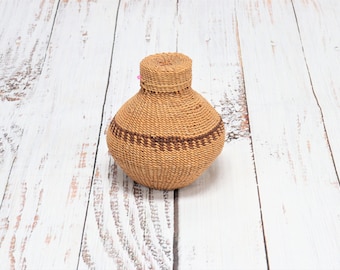 African Olla Basket with Lid