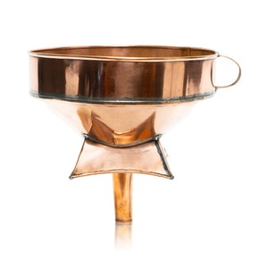 French Copper Wine Barrel Funnel