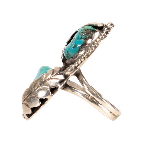 Navajo Turquoise Ring - image 5