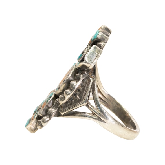 Zuni Inlay Dancer Ring View 4