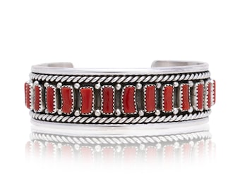 Navajo Coral Bracelet