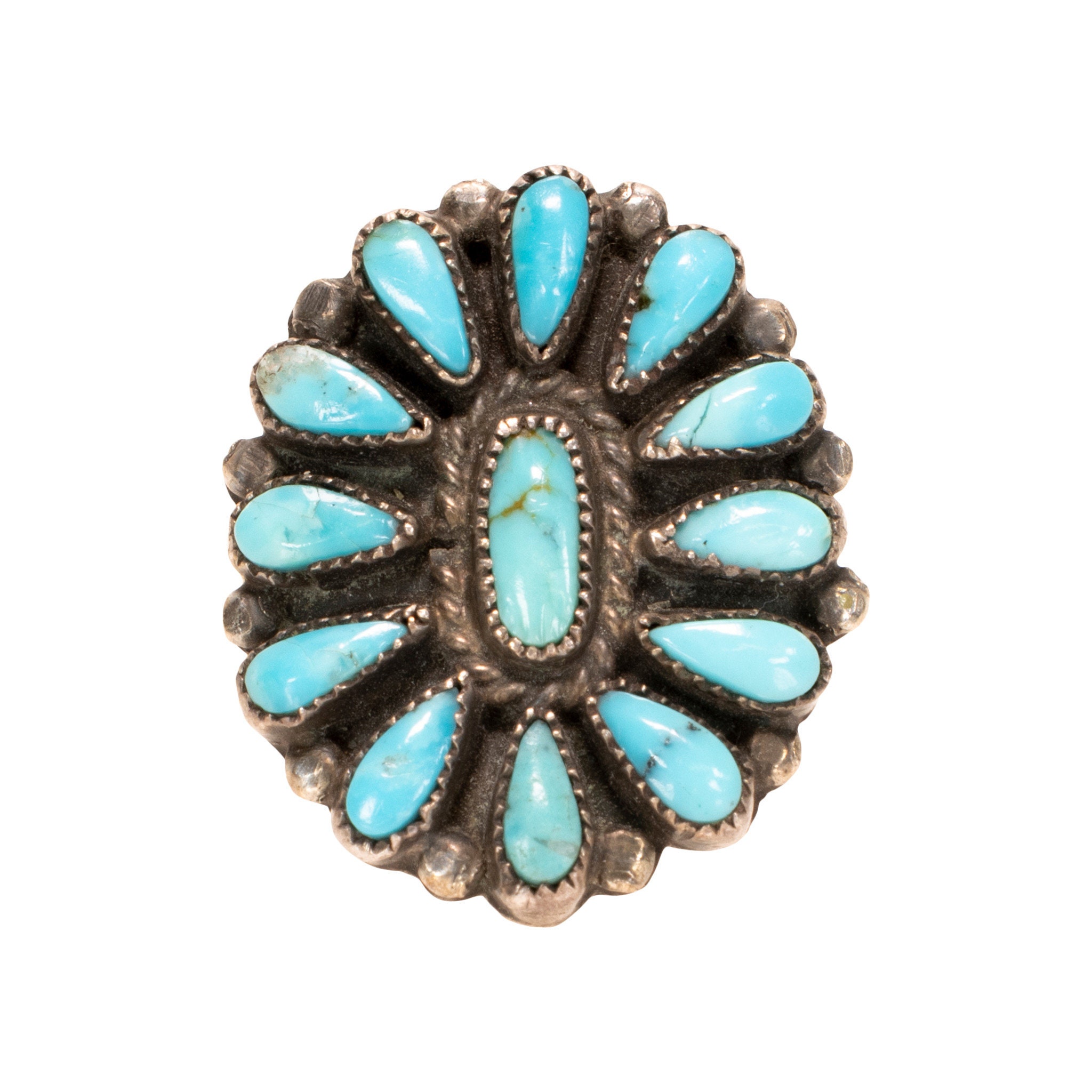 Begay Needlepoint Squash Blossom Necklace Etsy