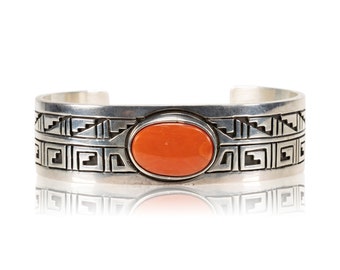 Navajo Coral Bracelet