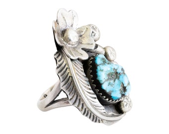 Navajo Sleeping Beauty Turquoise Ring