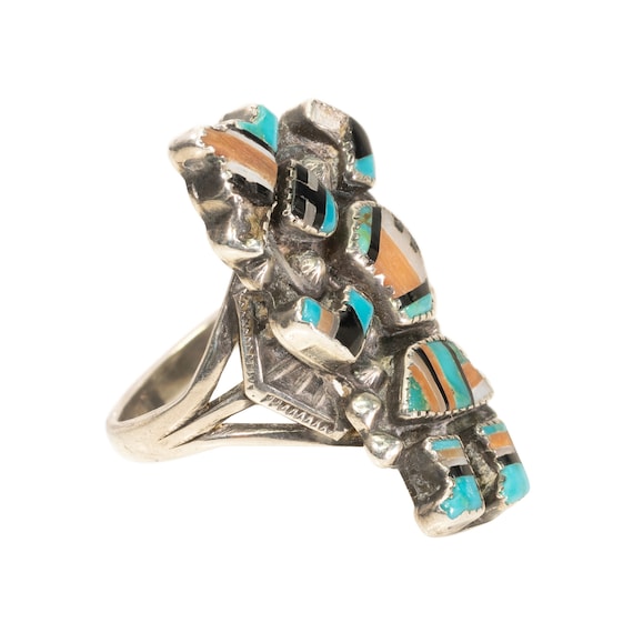 Zuni Inlay Dancer Ring