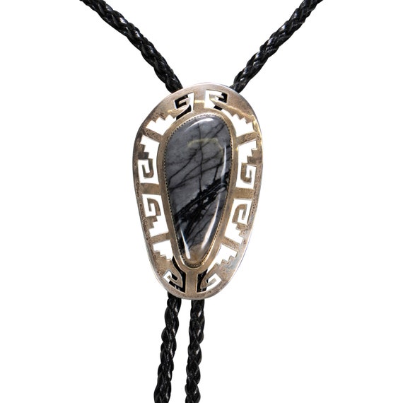 Navajo Agate Bolo - image 1