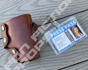 Uncharted Elena Fisher Inspired Gun Holster and Press Pass