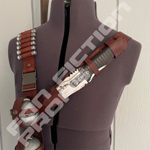 Mandalorian Inspired Shoulder Harness With Cylinders and Thermal Detonators