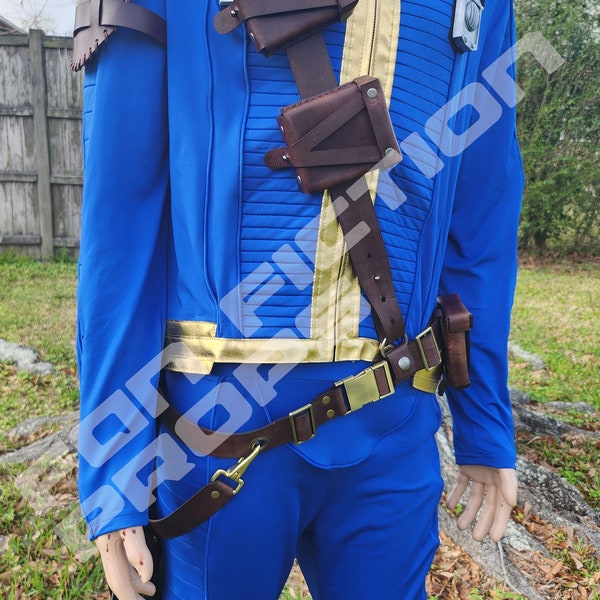 Fallout Inspired Belt And Holster With Optional Harness