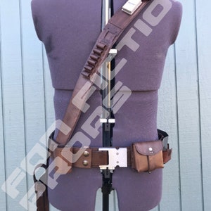 The Mandalorian Inspired Leather Set (all metal buckles)