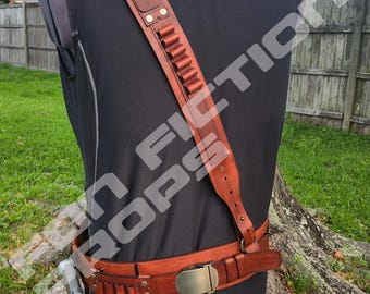 Mandalorian Inspired Custom Belt and Shoulder Harness Set