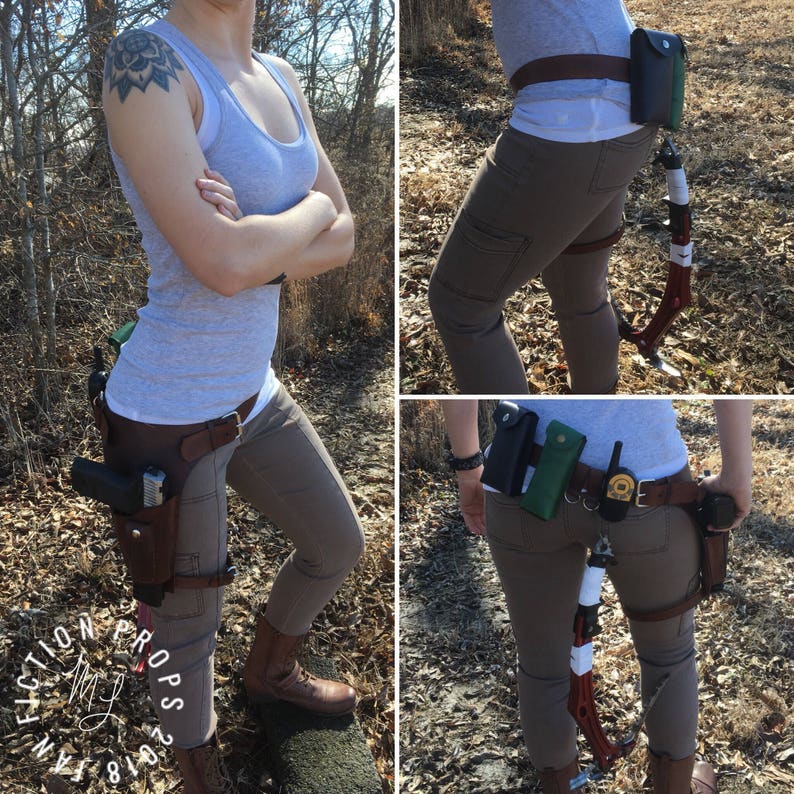 Tomb Raider Lara Croft Belt Holster Etsy