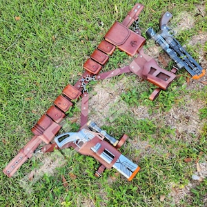 Mandalorian Inspired Costume Belt and Holster Set