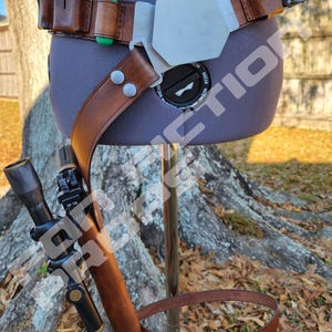 Han Solo Inspired Leather Costume Belt With Belt Tools