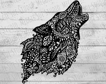 Free Free 129 Layered Wolf Mandala Svg SVG PNG EPS DXF File