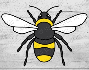 Bumble Bee SVG, Honey Bee Graphic SVG, Bumble Bee Honey Bee Design SVG, Bee Insect Cut File SvG