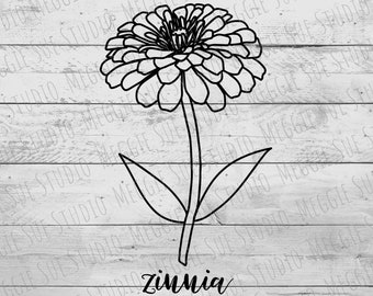 Download Zinnia Svg Etsy