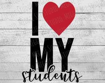 I Love My Students Etsy