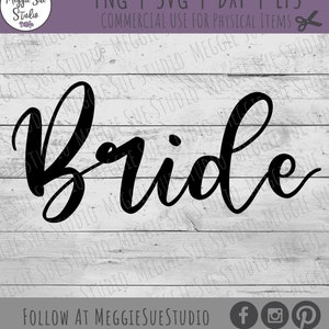 Bride SVG, Wedding Bride SVG, Bridal SVG, Bride Lettering Svg, Bride Cut File, Bride Lettering Clip Art