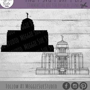 Meridian Idaho Temple SVG, Latter Day Saint Meridian Idaho Temple SVG, House Of The Lord Meridian Idaho Temple SVG, Meridian Idaho Temple