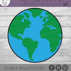Earth SVG, Earth Cut File, Earth Clip Art, Planet Earth SVG, Cartoon Earth SVG, Planet Earth Mother Earth Svg, Mother Earth Svg