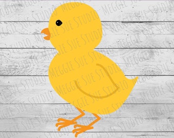 Chick SVG, Baby Chick SVG, Baby Chicken SVG, Baby Chick Clip Art, Baby Chick Cut File