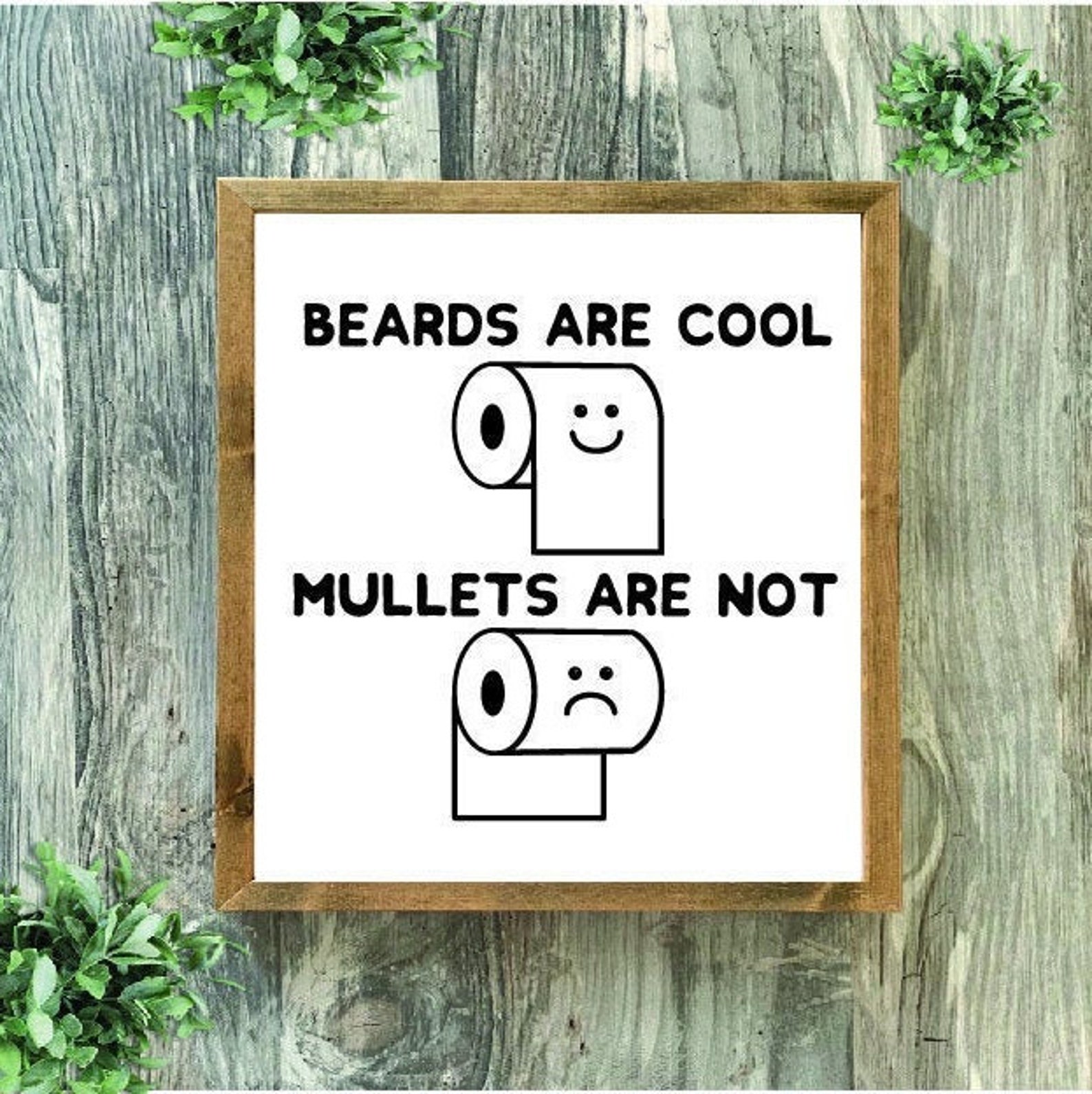Beards Are Cool Mullets Are Not SVG Toilet Paper Beards Are Etsy