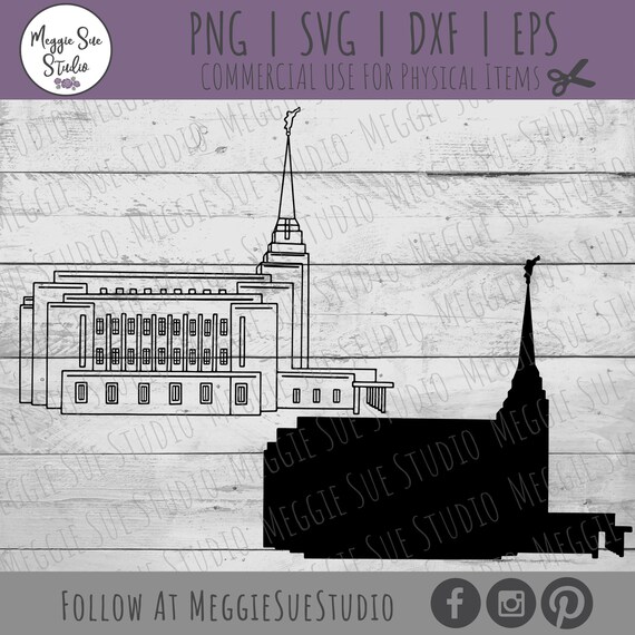 Rexburg Idaho LDS Temple SVG Rexburg Temple SVG Rexburg | Etsy