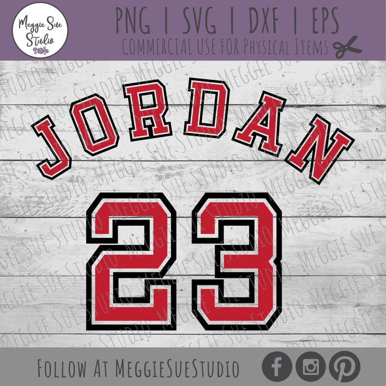 Michael Jordan 23 SVG Jordan 23 SVG Jordan Jersey 23 SVG Etsy