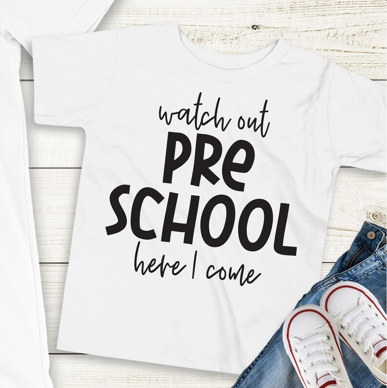Watch Out Pre School Here I Come SVG Preschool SVG First Day | Etsy