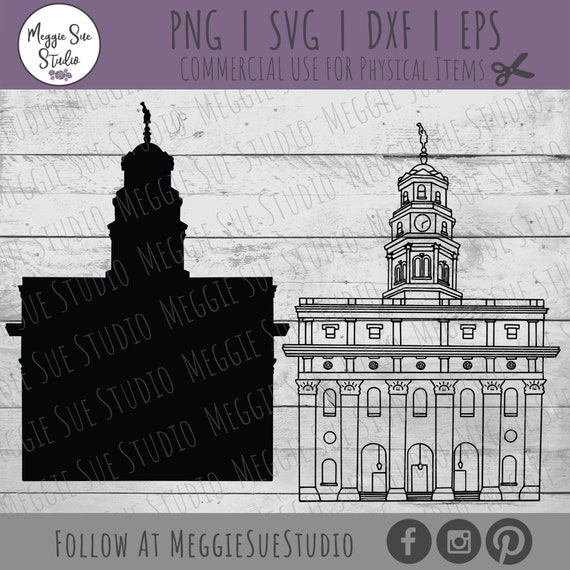 Nauvoo Temple SVG Nauvoo LDS Temple SVG Nauvoo Temple Cut | Etsy Israel