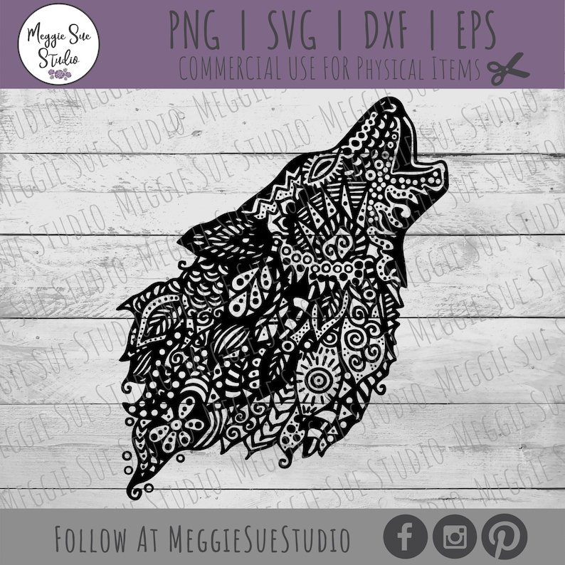 Free Free Mandala Svg Wolf 739 SVG PNG EPS DXF File
