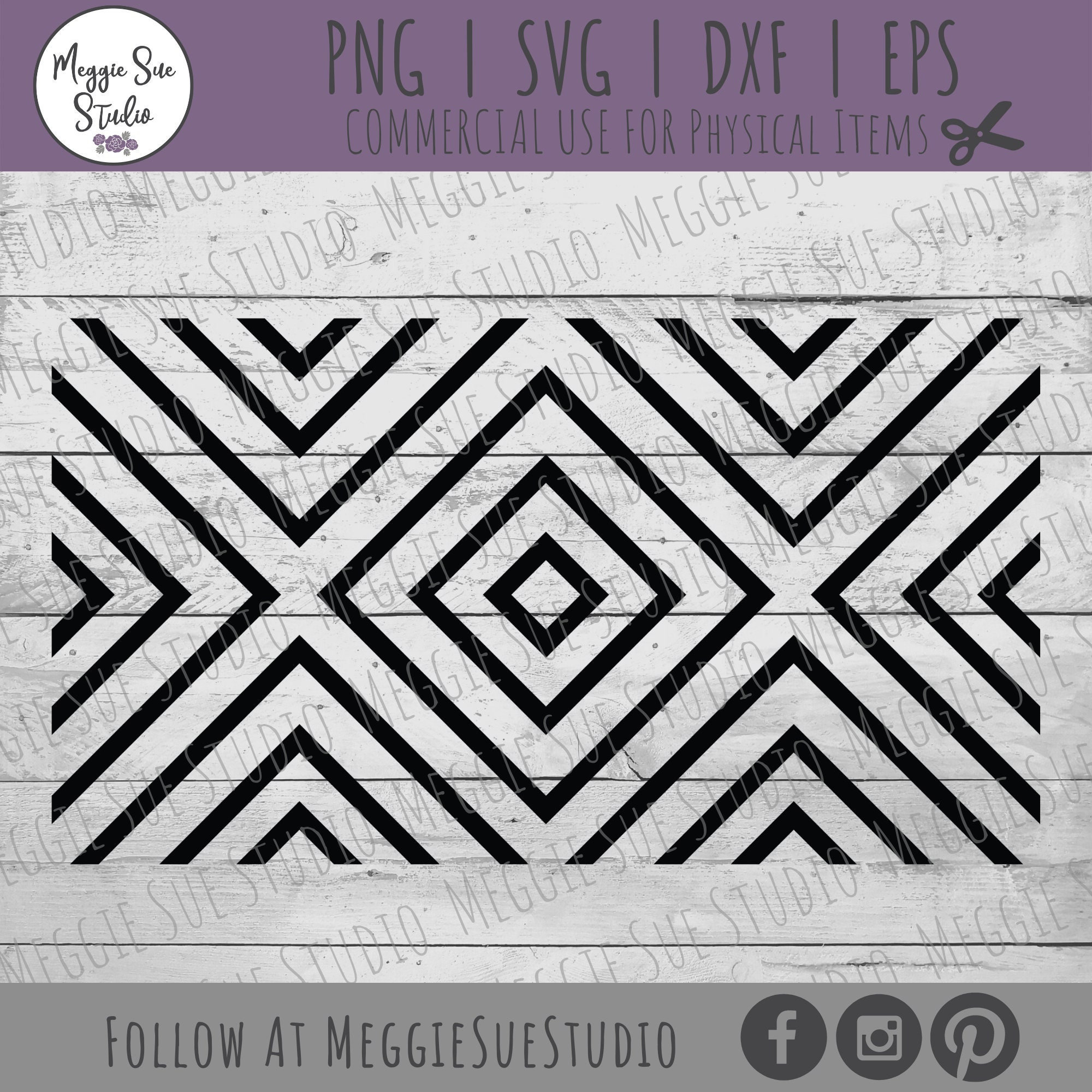 Geometric Line Diamond Pattern SVG, Repeating Diamond Pattern SVG, Seamless Line Pattern Geometric Diamonds SVG, Line Pattern Clipart SvG