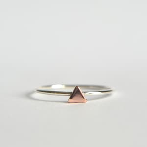 Triangle Ring, Silver Triangle Ring, Silver Stacking Ring, Minimalist Ring, Triangle Ring Silver, Dainty Ring, Stacking Ring