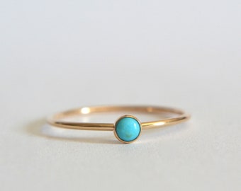 Gold Turquoise Ring, Turquoise Ring, Turquoise Ring Gold, Turquoise Gold Ring, Dainty Turquoise Ring, Gold Stacking Ring, Minimalist Ring