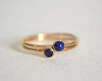 Gold Sapphire Ring, Gold Lapis Lazuli Ring, Lapis Lazuli Ring Gold, Sapphire Ring Gold, Sapphire Gold Ring,  Stacking Ring, Dainty Ring