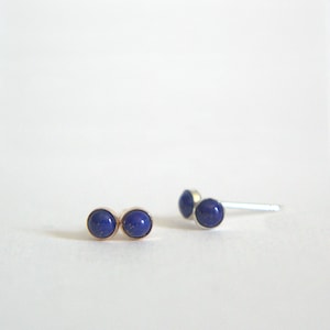 Lapis Lazuli Studs, Lapis Lazuli Earrings, Gold Lapis Lazuli Earrings, Lapis Lazuli Stud Earrings, Lapis Lazuli Gold Earrings, Stud Earrings